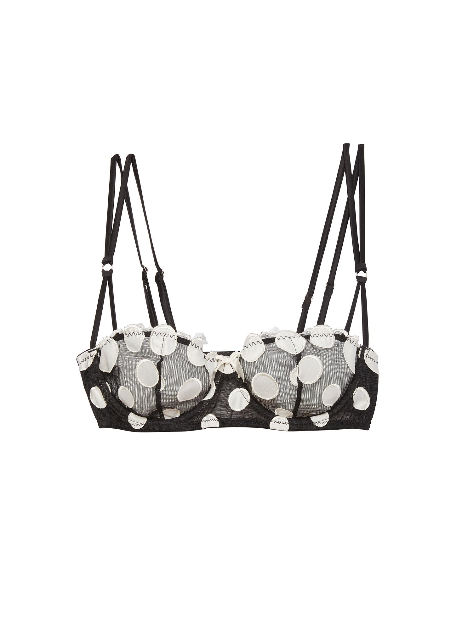 Polka dot store bra