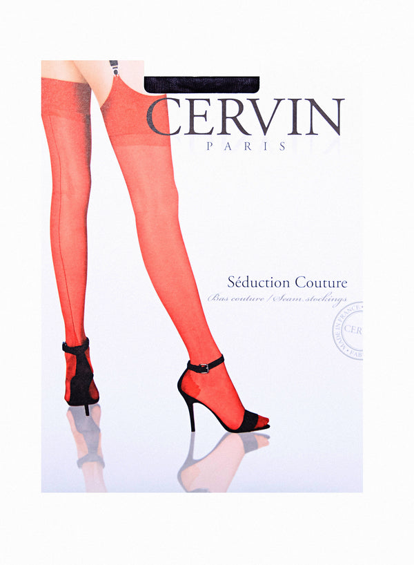 Cervin Seduction Couture Back Seam Stocking-tan | Fleur du Mal