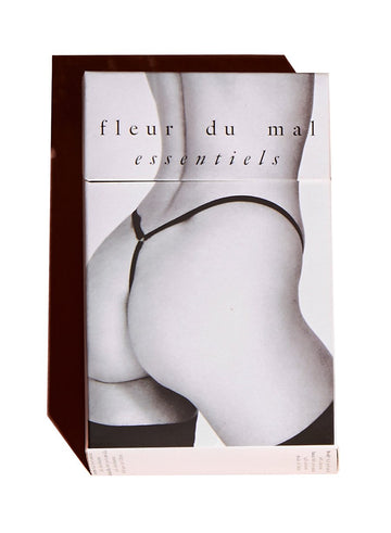 Tan - Charlotte Lace No Show V-String | Fleur du Mal