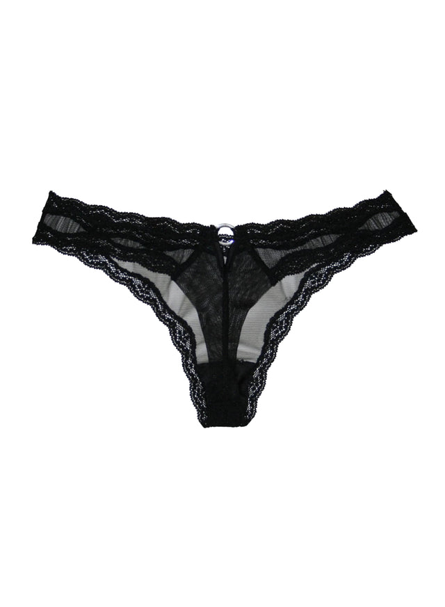 Petal - Sheer Tulle Thong | Fleur du Mal