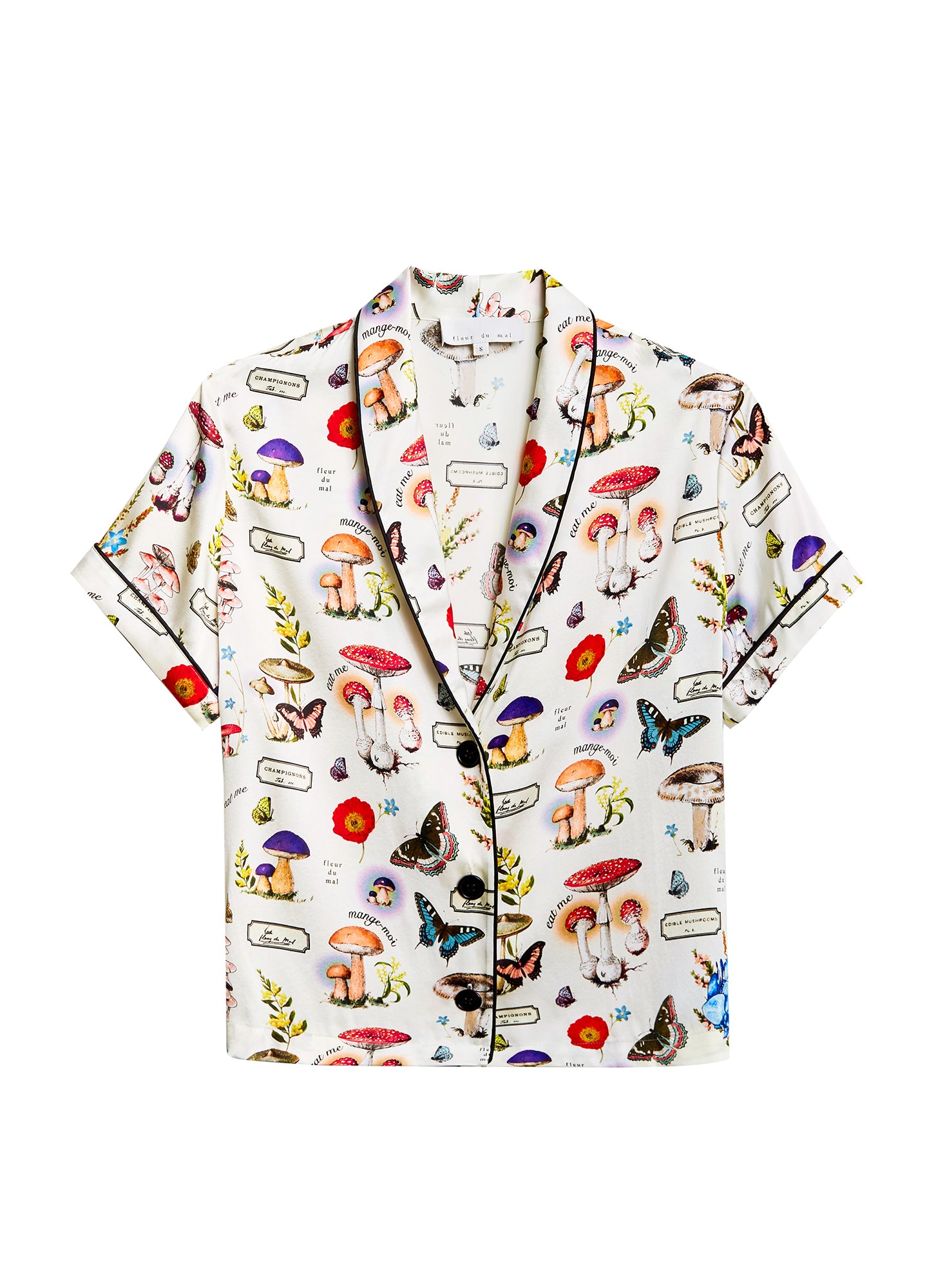 Magical Mushroom Short Sleeve PJ Top-fleur du mal
