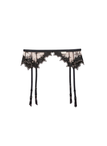 Black - Super Star Garter Belt | Fleur du Mal