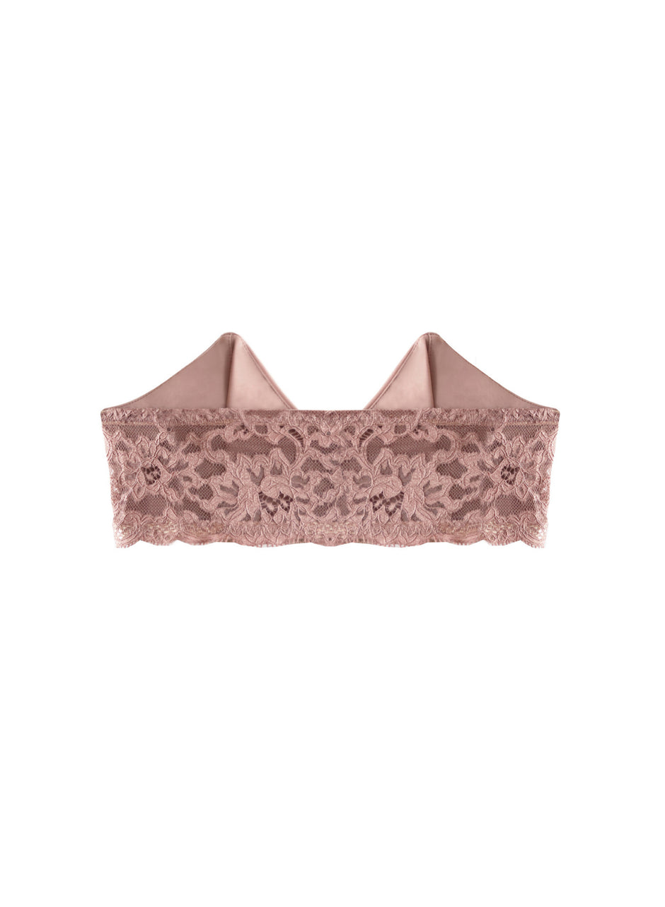 Tan - Charlotte Bandeau Bra | Fleur du Mal