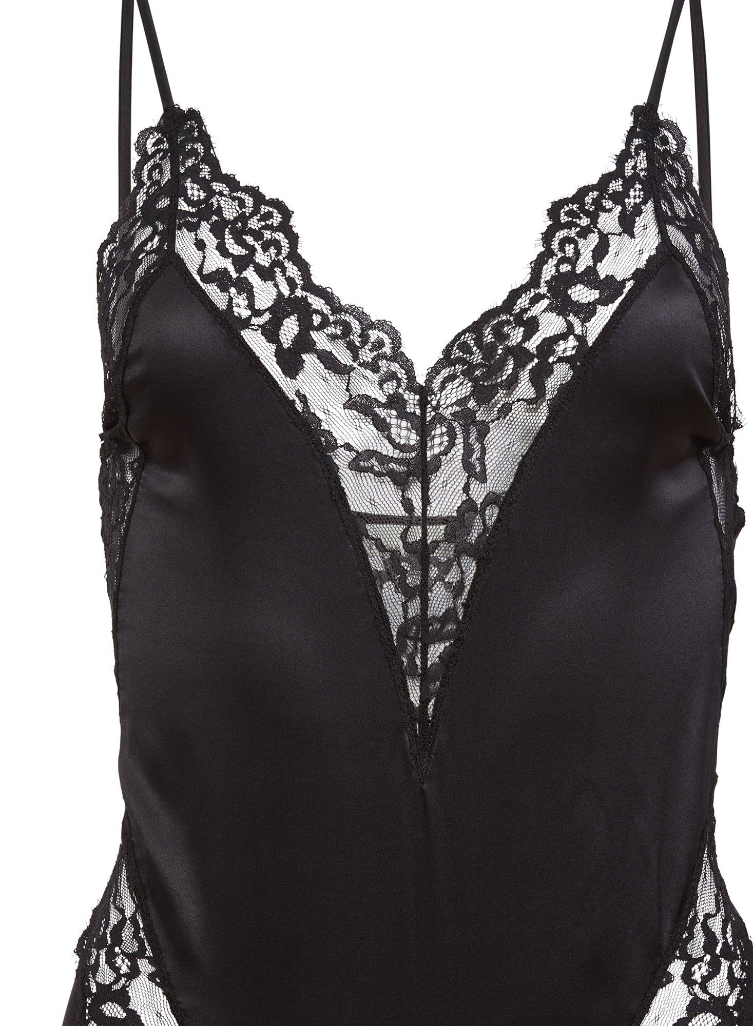 Venus Lace Teddy in black