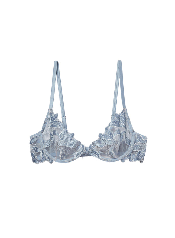 Topshop satin soft bra and shorts set in gray