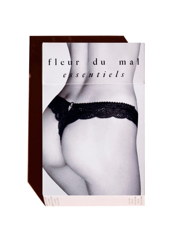 Ivory - Charlotte Lace Seamless Thong | Fleur du Mal